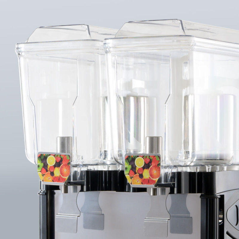Italian drinks cooler with two basins - Image 3