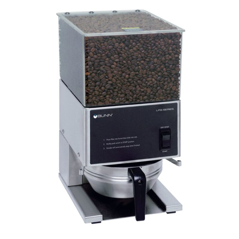 Ben Low Profile Portion Control Single Pot Coffee Grinder (LPG), 8.1cm Grinding Disc