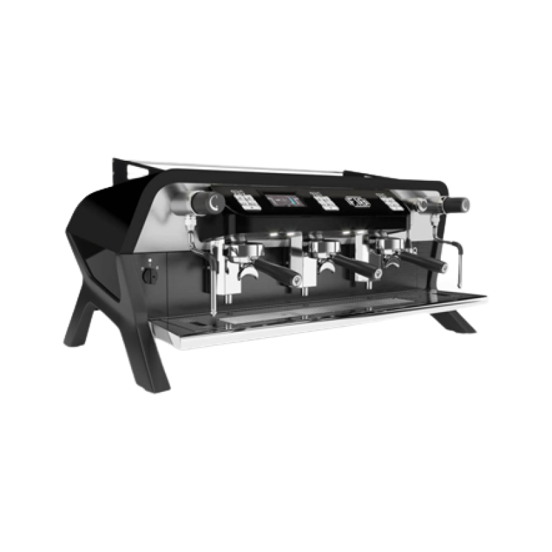 Sanremo F18 espresso machine with three groups and volumetric control