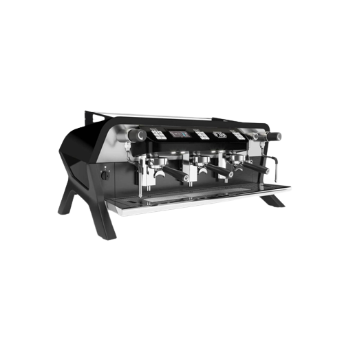 Sanremo F18 espresso machine with three groups and volumetric control