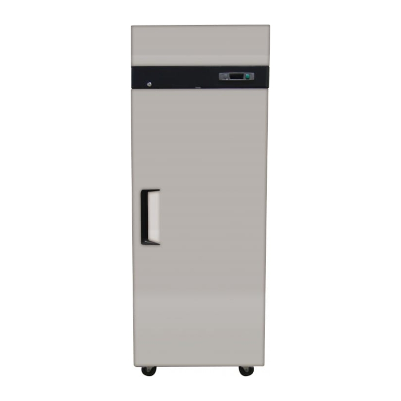 Bancool vertical refrigerator, 1 closed door, model 8505 - steel